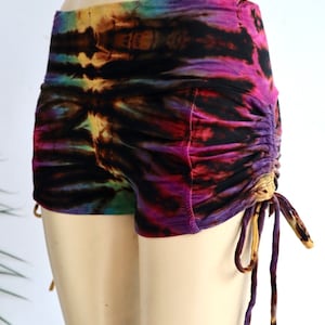 Yoga shorts, Short Shorts, Yoga Booty Shorts, Booty shorts, Hippie shorts, Boho Shorts, Sexy Shorts, High Waisted shorts, Tie Dye Yoga Short