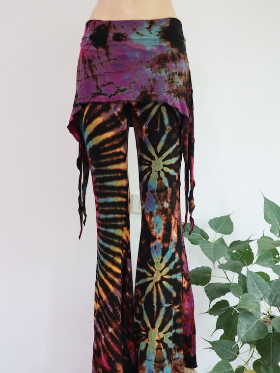 Super Flare Yoga Leggings, Festival Fairy Pixie Boho Elven Gypsy Psytrance  Rave