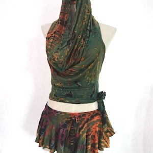 Mini skirts Tiedye With Inner