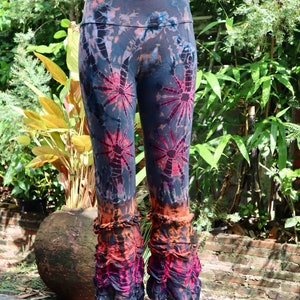 Steampunk Clothing PirateTiedye Pants ~   Burning Man Clothing Victorian Costume Cosplay Belly DanceSteampunk Festival Clothing Burning Man