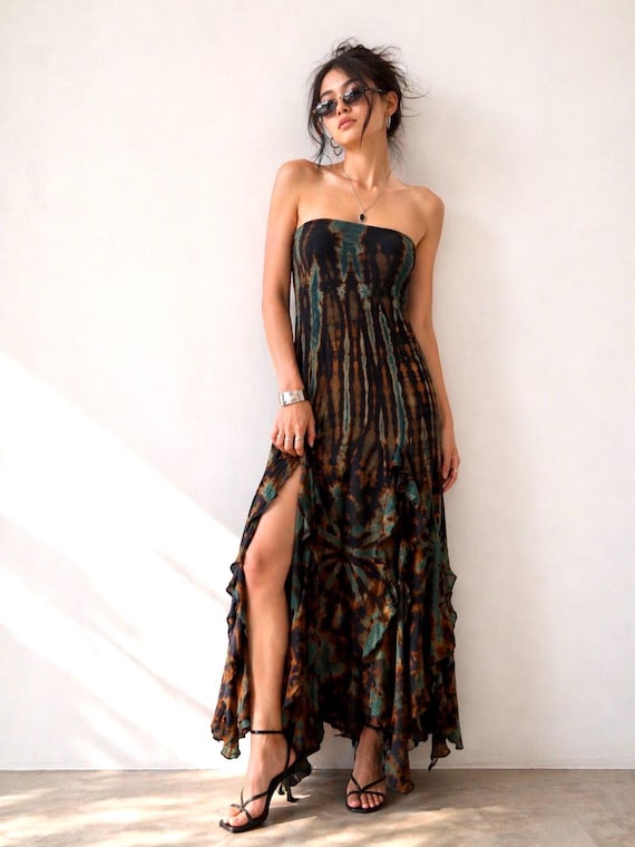 how to tie a maxi dress with two slits Easy Ways to Tie a Maxi Dress: 10 Steps (with Pictures)