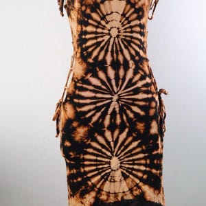 Tie Dye Dress, Summer Dresses, Vacation Clothing, Festival Clothes, hippie clothing, beach blouse.