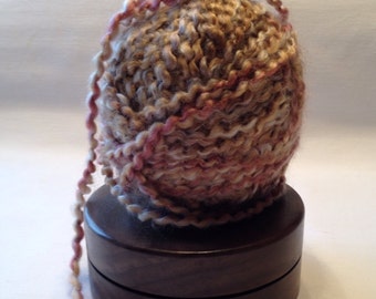 Walnut Yarn Holder Lazy Susan