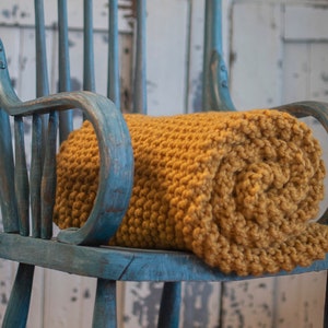 Easy knit corner to corner blanket top