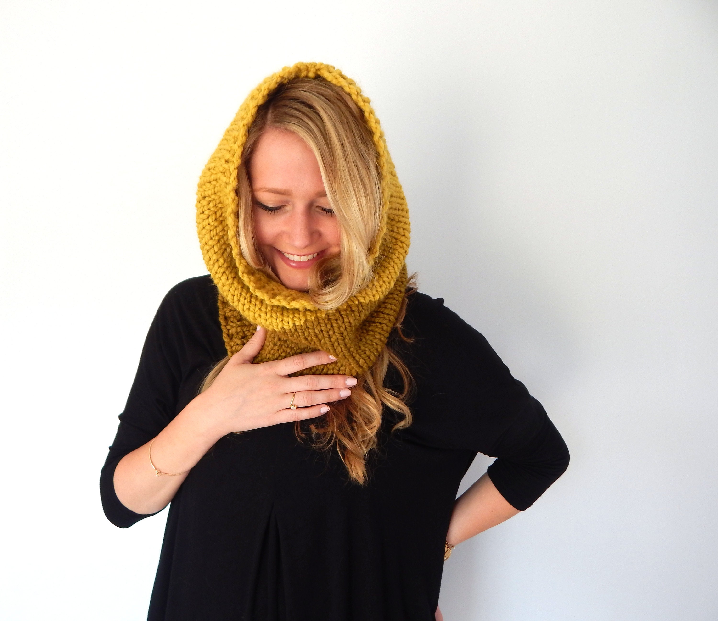 Knitting Pattern - Chunky Knit Cowl - Knit Scarf - Neck Warmer - Chunky ...
