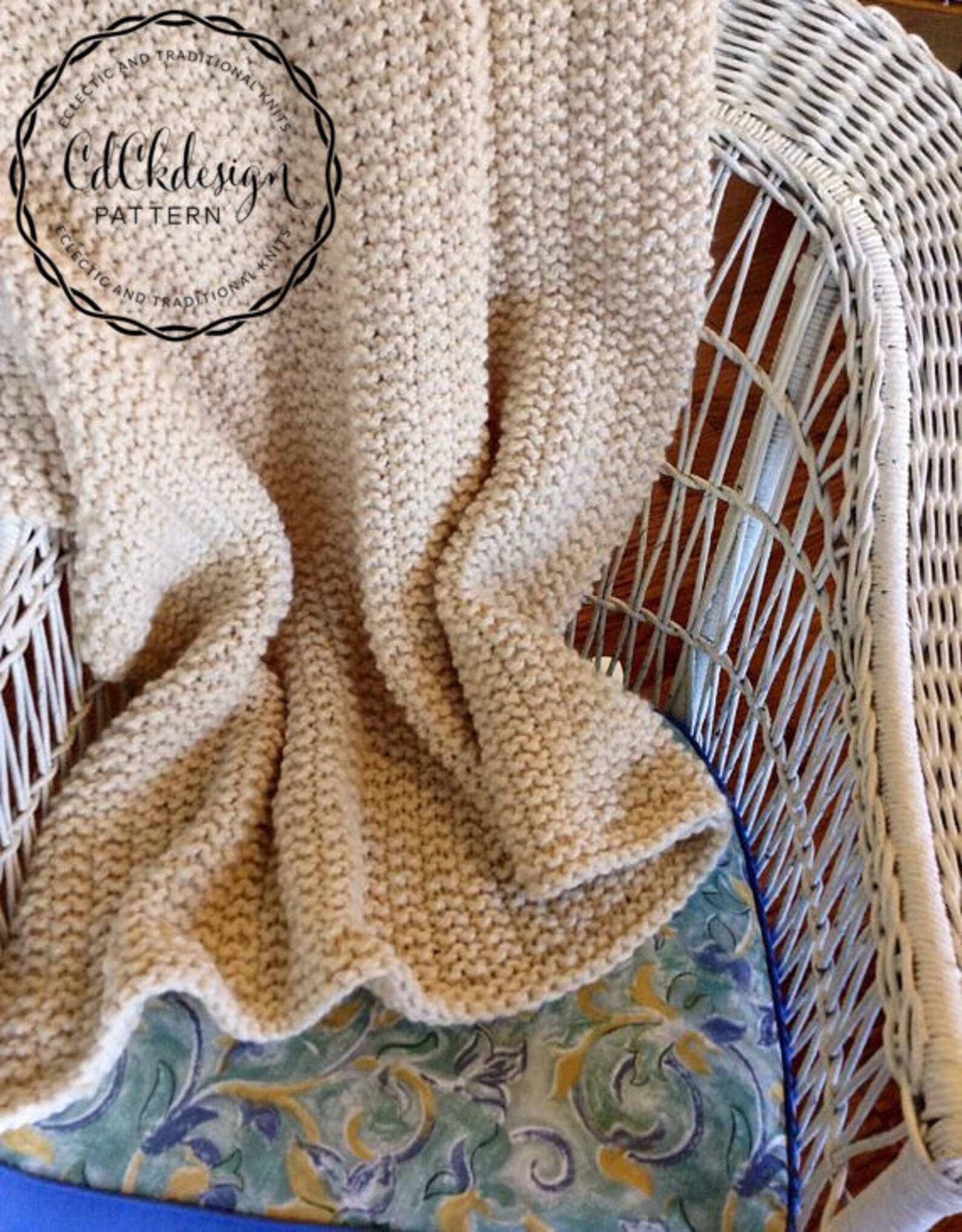 Knitting Pattern Chunky Knit Wool Blanket Throw Soft and Etsy