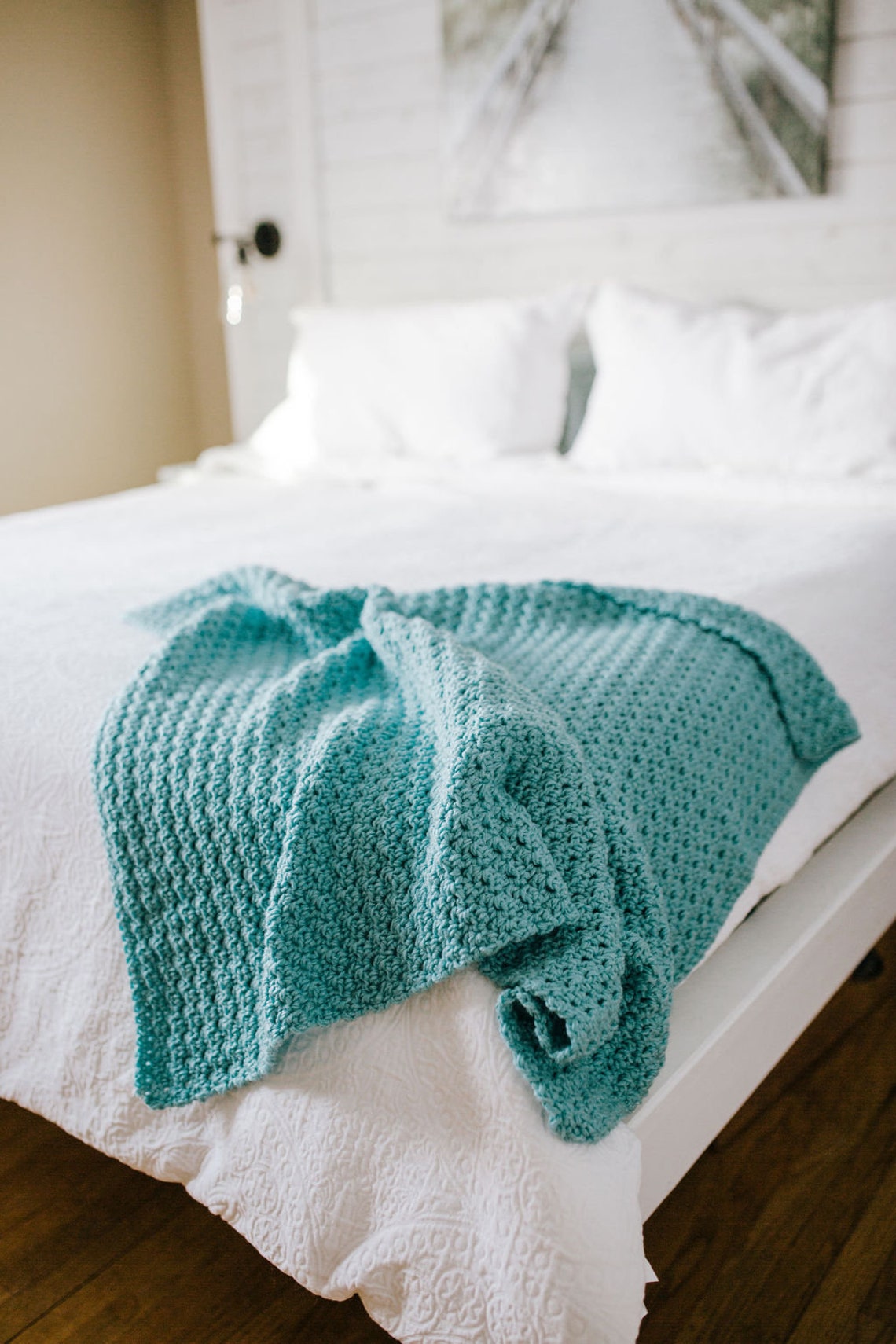 Crochet Pattern//chunky Throw Blanket French Country Throw Etsy