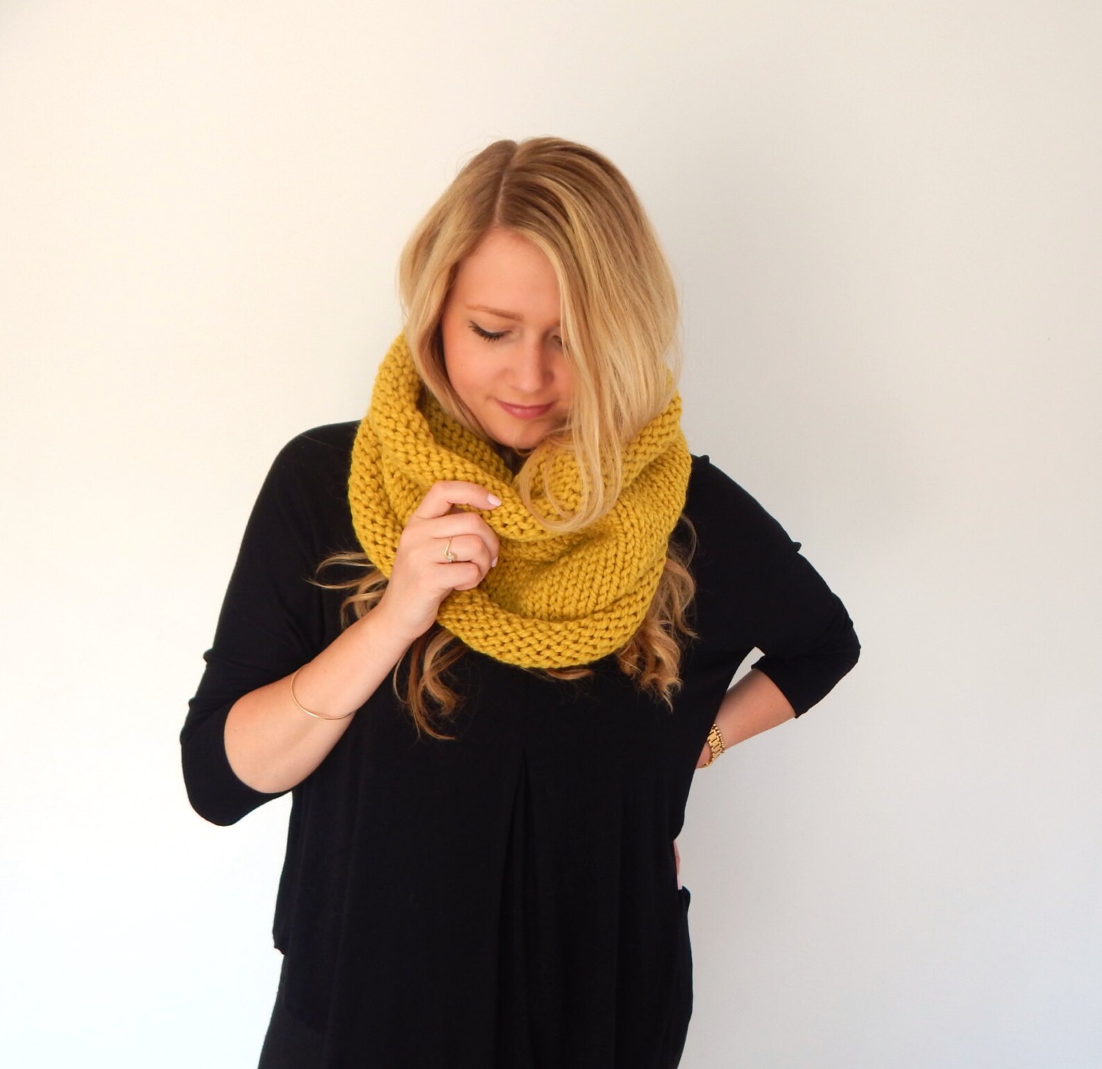 Knitting Pattern Chunky Knit Cowl Knit Scarf Neck Warmer Etsy