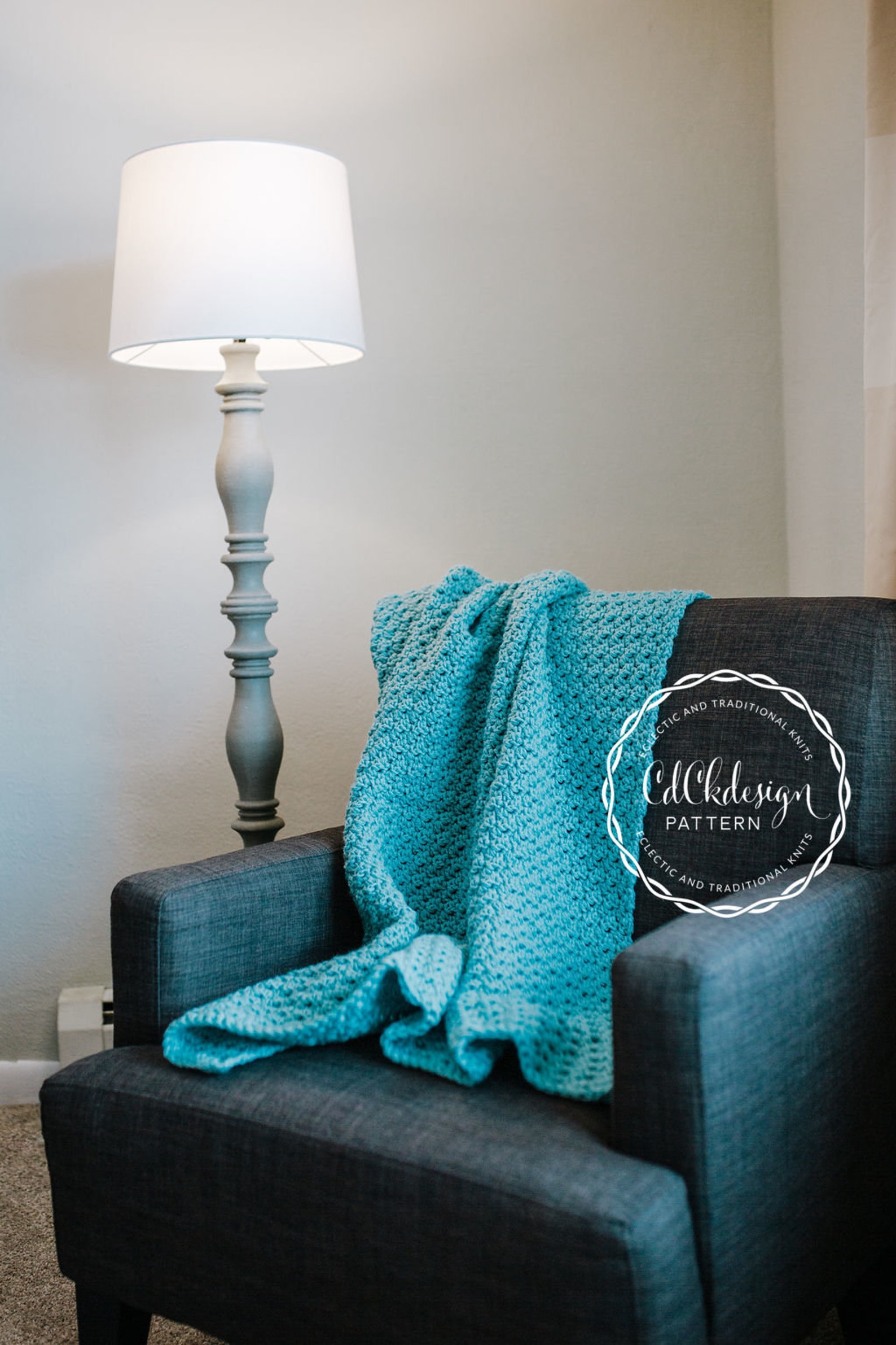 Crochet Pattern//chunky Throw Blanket French Country Throw Etsy