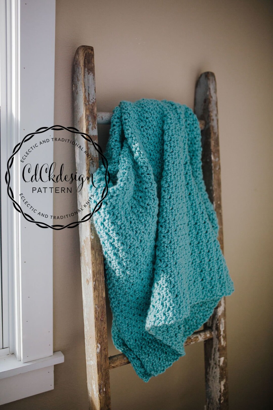 Crochet Pattern//chunky Throw Blanket French Country Throw Blanket