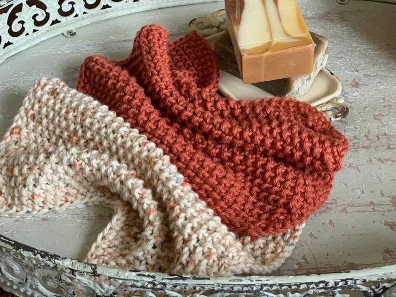 KNIT PATTERN Textured Dishcloth Pattern Farmhouse Knit Etsy
