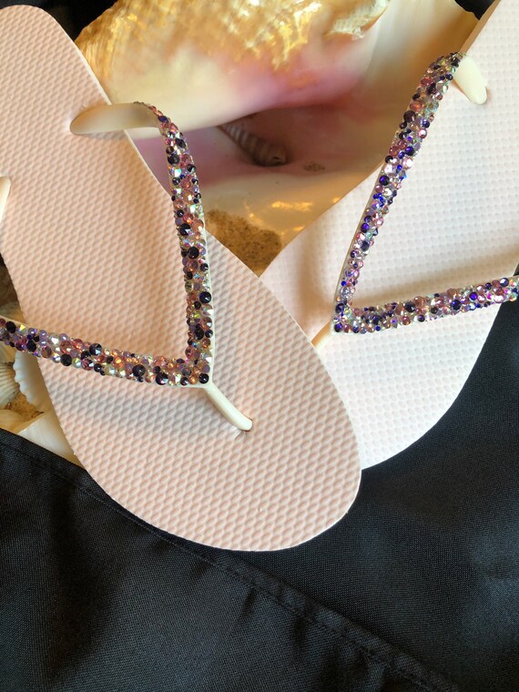 NEW Custom Baby Pink Flip Flops Etsy Australia