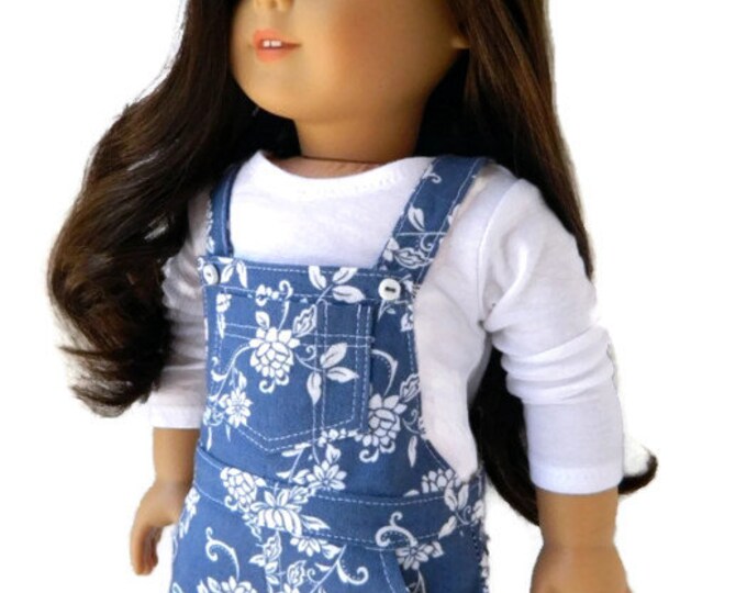 American Girl Doll Clothes Short Overall Set Etsy