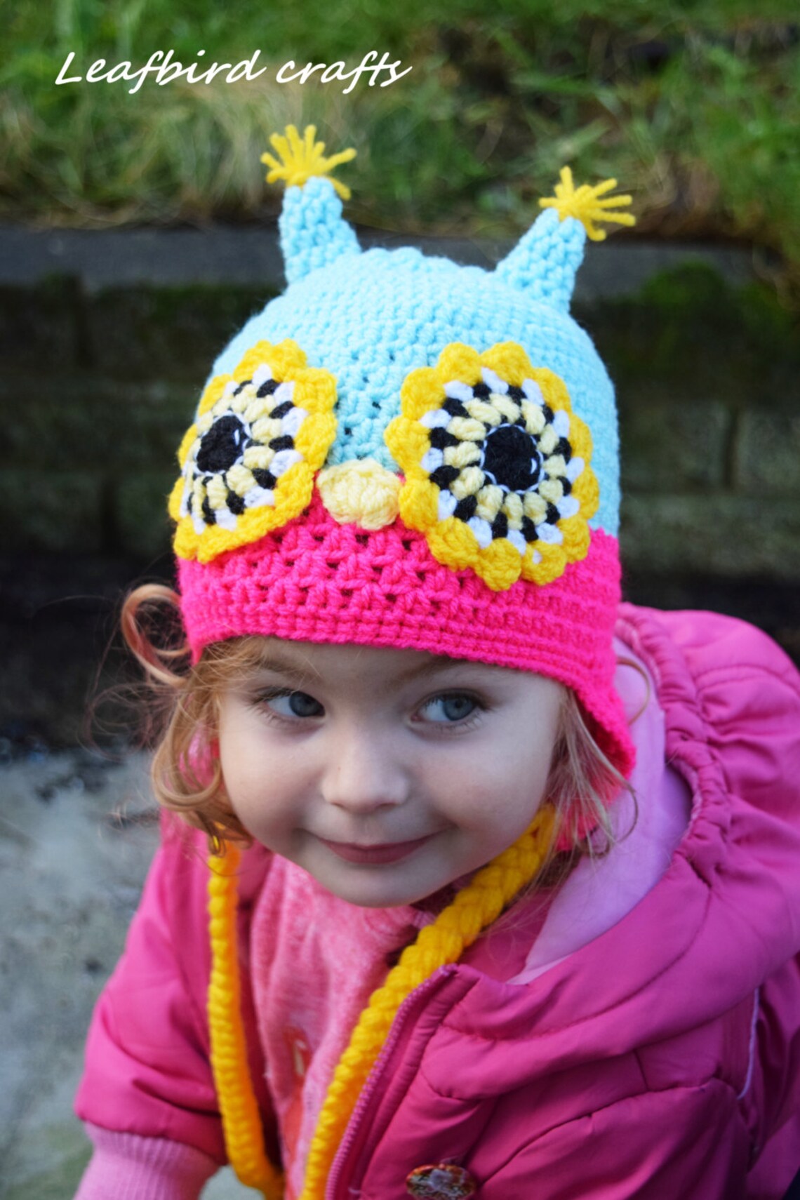 Handmade Crochet Owl Hat Girls Hat Little Owl Hat Character Etsy UK