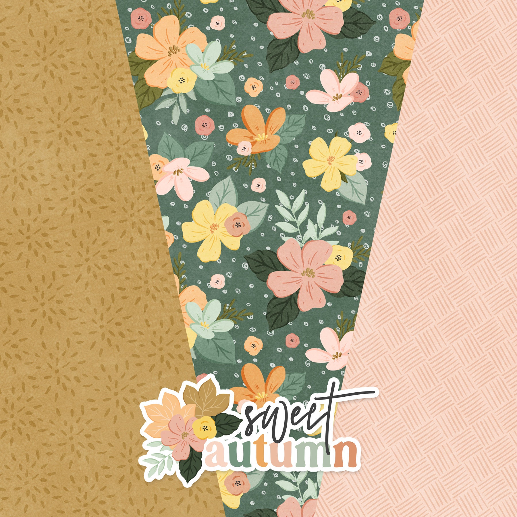 Sweet Autumn Digital Scrapbooking Kit Fall Scrapbook Kit - Etsy