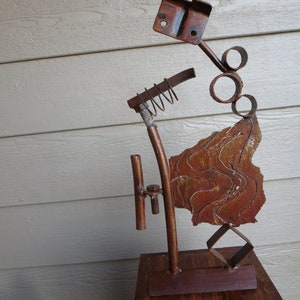 Welded Abstract Metal Sculpture