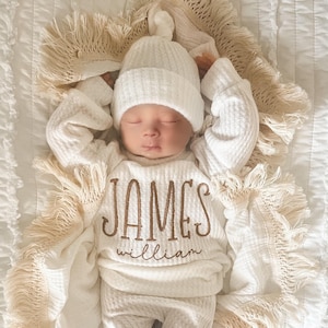 Newborn boy going home outfit winter sales