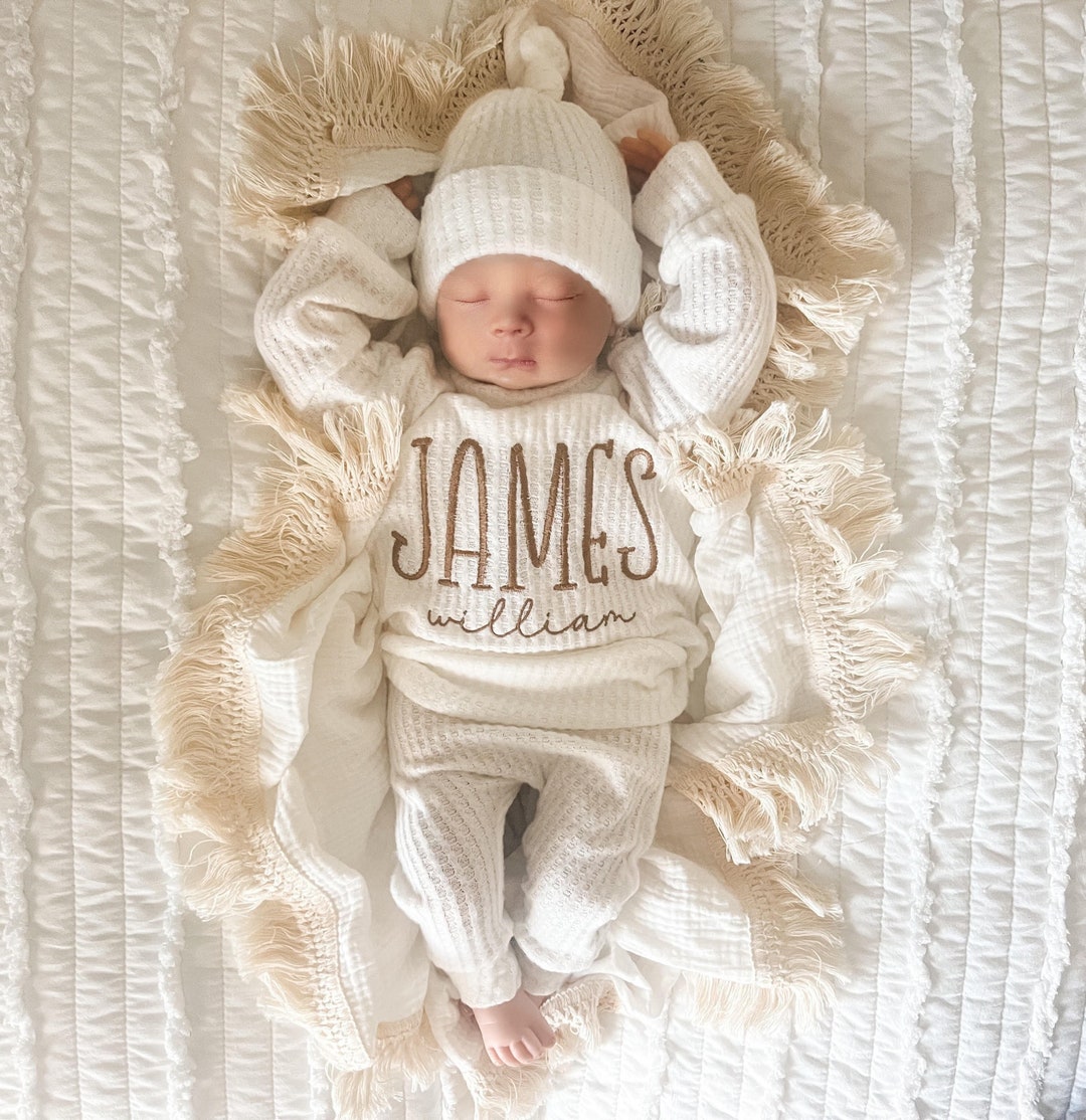 帽子 ANDMARY Baby knit babushka Ivory 帽子 ANDMARY Baby knit