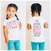 I'VE GOT A SECRET -Im going to be a Big Sister Pink T-shirt Photo Prop Front and Back 