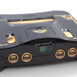 Custom Painted The Legend of Zelda Ocarina of Time Nintendo 64 Console