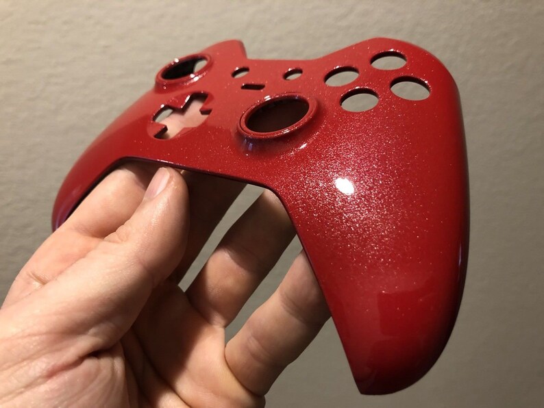 Custom Painted Metallic Red Xbox One Elite Controller Shell Etsy