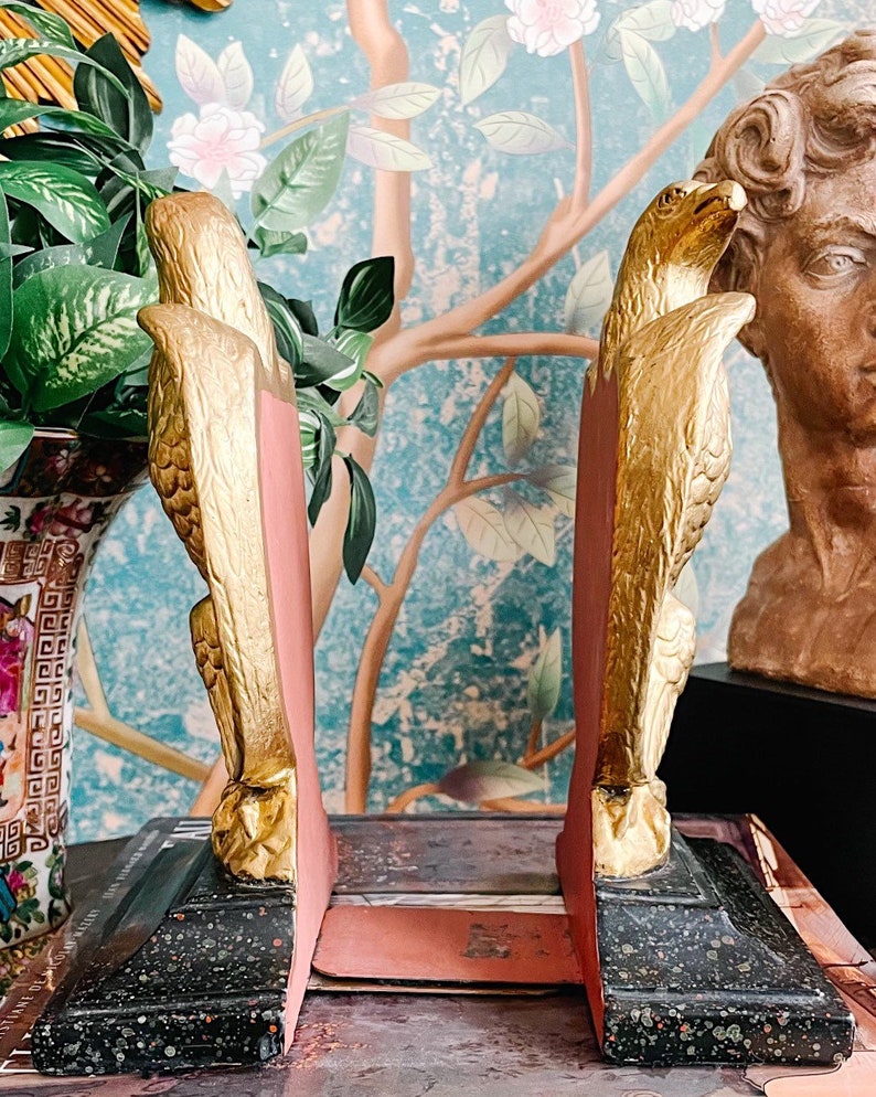 Vintage Federal Bald Eagle Bookends Set of 2 by Borghese - Etsy