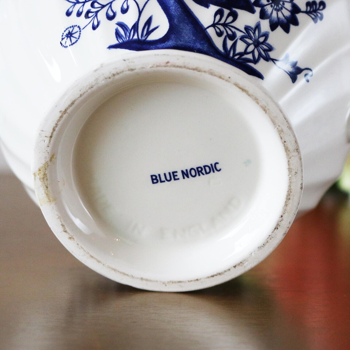 Blue Nordic Tea Set With Teapot 8 Cups & 8 Saucers Blue And Etsy