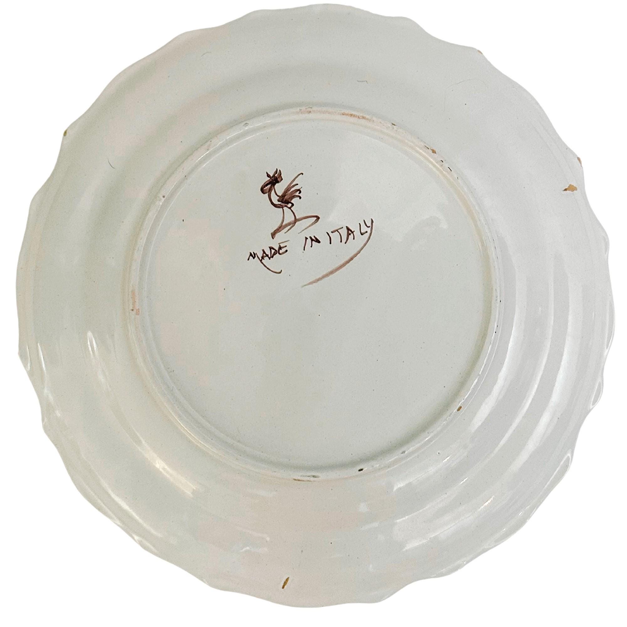 Piatto in chintz floreale vintage: vassoio portaoggetti Melba Ware - Italia
