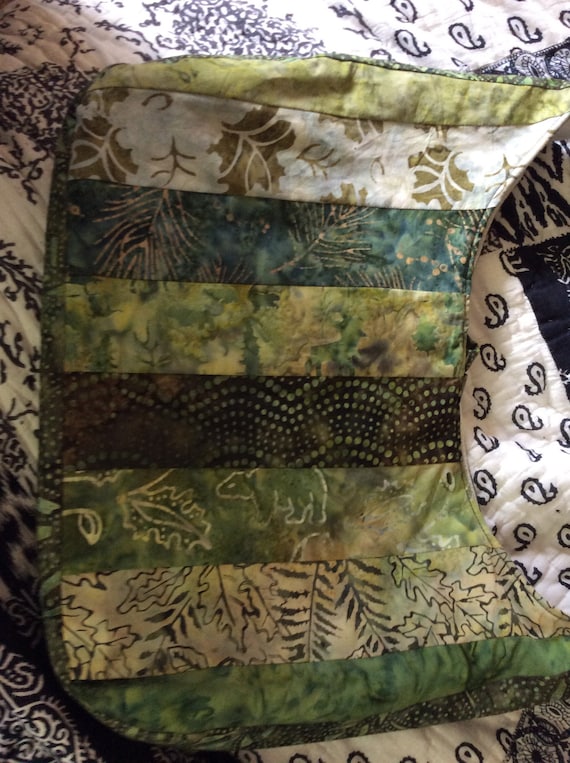 Batik patchwork bag/ purse. Like new. Beautiful cr