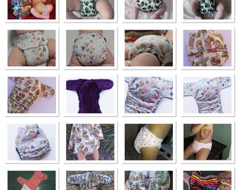 OS Versa SERGED Side Snap Cloth Diaper PDF Pattern. The Happy Hippos Fits 10-48lbs. AI2, AI1, Fitted, Pocket