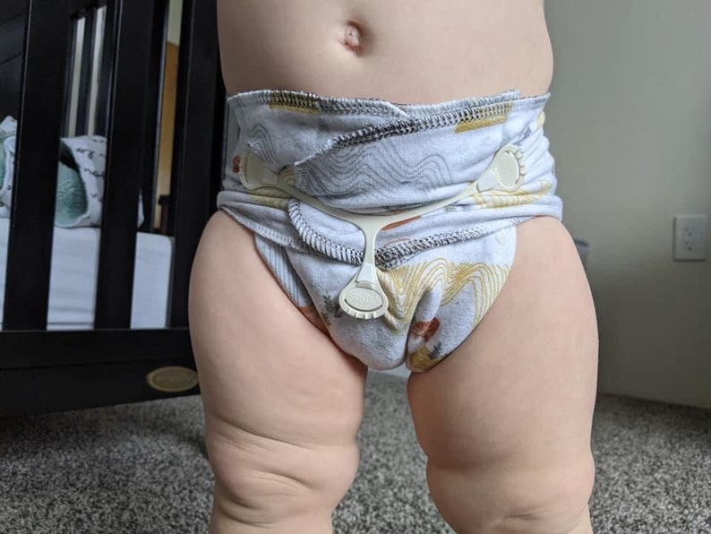 Flawless One Size Preflat Diaper Pattern Fits Approx. 10-35lbs. Optional Snaps The Happy Hippos Patterns image 7