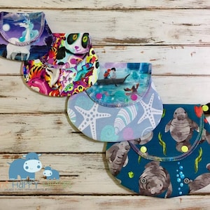 3 Smallest Sizes The Happy Hippos Wet/Dry Clutch Pouch Wetbag Sewing PDF Pattern and Instructions. Full Photo Tutorial Included.