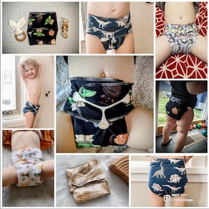 THH Toddler Preflat Diaper Pattern Fits Approx. 25-60lbs. The Happy Hippos Cloth Diaper Patterns