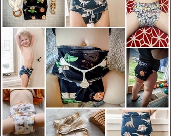 THH Toddler Preflat Diaper Pattern Fits Approx. 25-60lbs. The Happy Hippos Cloth Diaper Patterns