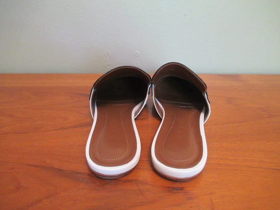 Size 38, Marni Sabot leather slides mules loafers… - image 4