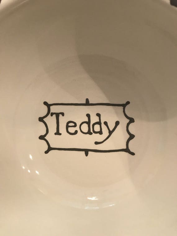 ADD A Name To Your Pet Bowl MUST Purchase Pet Bowl Also Etsy