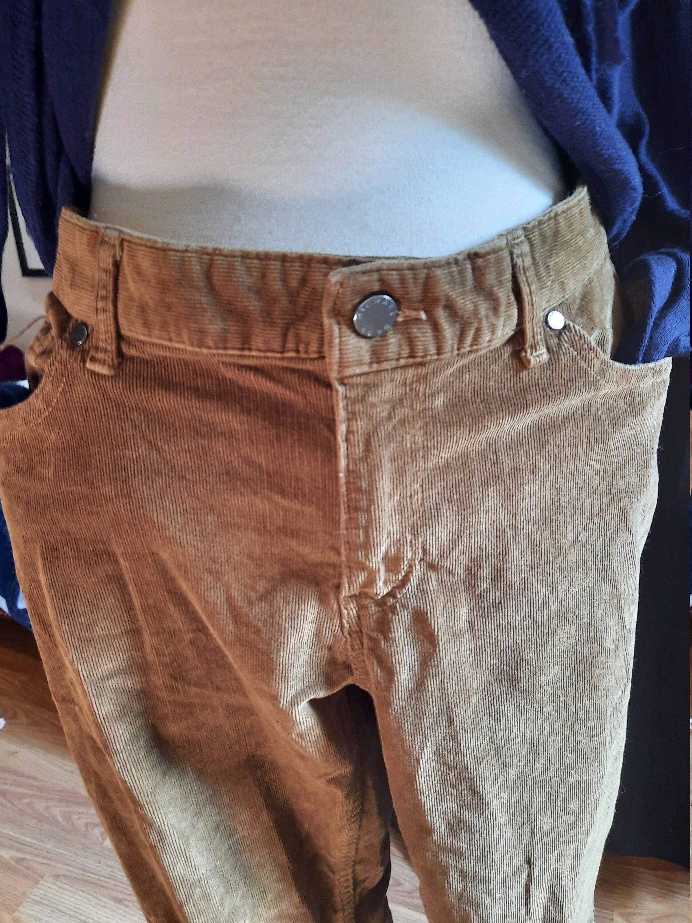 Distressed Corduroy Pants - Etsy