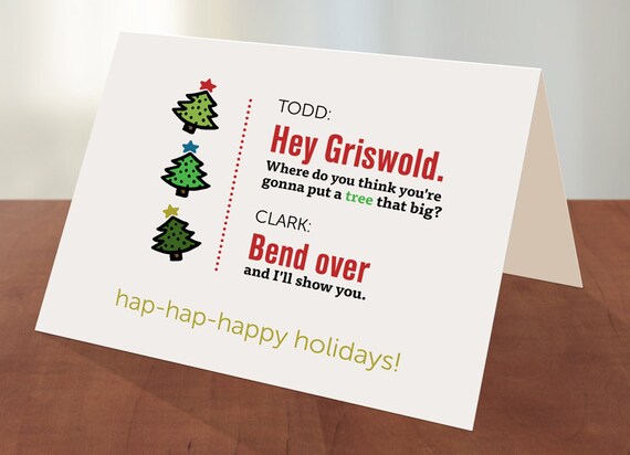 Items Similar To Christmas Vacation Card Clark Griswold Christmas Card 