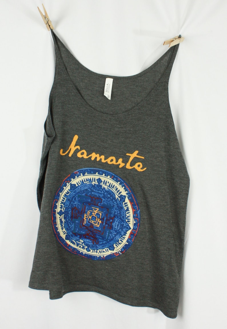 Ladies Juniors super soft flowy yoga tank Etsy