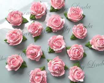 Magical Royal Icing Roses in Soft Pink Garden Fairy Parties - Tea Parties - Bridal Parties