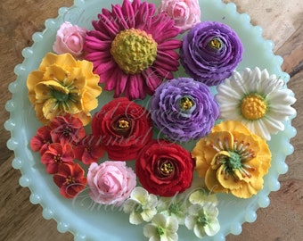 Royal Icing Flowers Bouquet Cakes Cupcakes