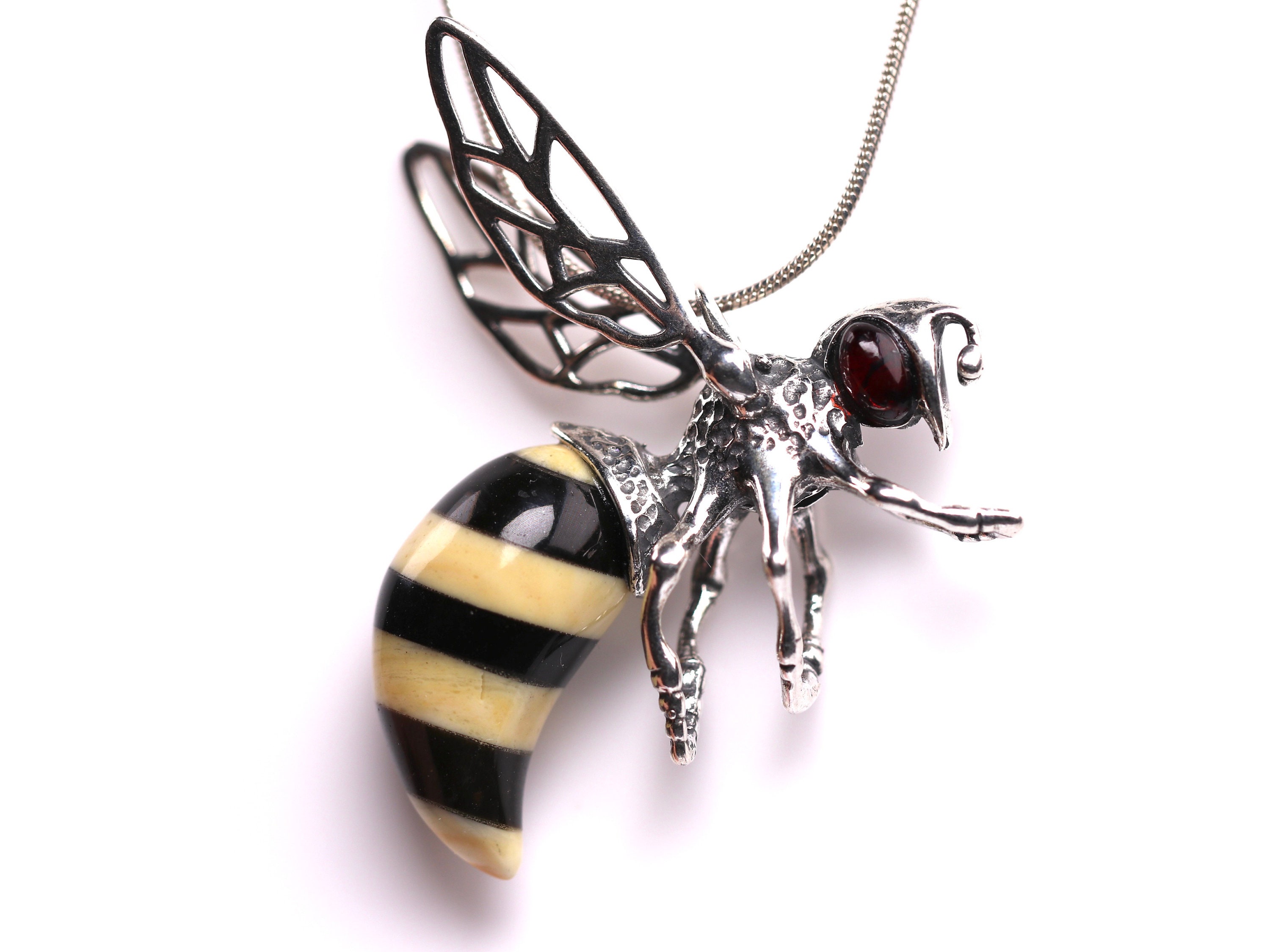 蜂デザイン 琥珀 フックピアス　ポーランド　S&A 蜂デザイン 琥珀 フックピアス ポーランド S&A 蜂デザイン 琥珀 フック