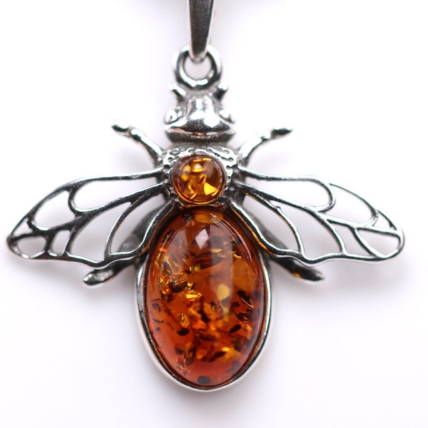 Amber Insect Jewelry - Etsy