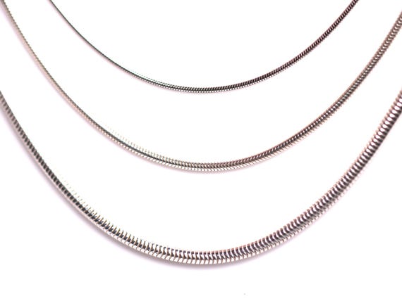 【STONEHENgE】DAL〜Silver Snake Chain Necklace SA24C13P STONEHENgE】DAL〜Silver Snake Chain Necklace SA24C13P