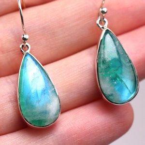 Larimar Stone Radiance Swing Teardrop Pendant Larimar Stone Radiance Swing Teardrop Pendant