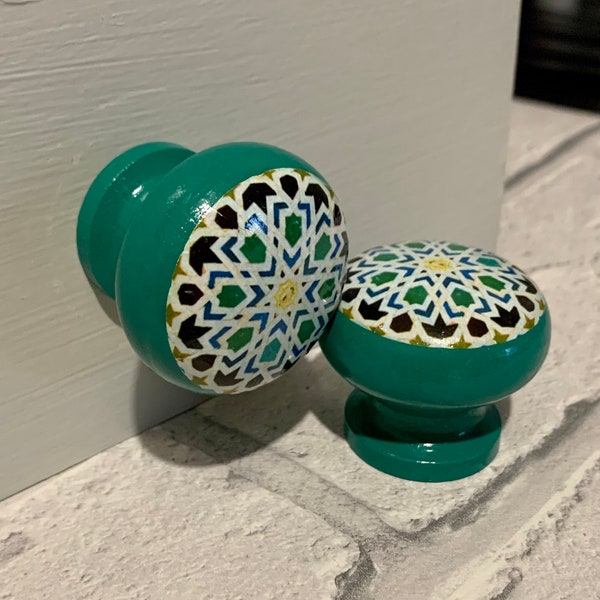 Mosaic Drawer Pull Etsy