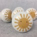 Yellow Sunshine Drawer Knobs, Dresser Pulls, Nursery Drawer Knobs, Sunshine Drawer Knobs, Sunshine Pulls, Yellow Nursery Decor, 40mm/4cm 