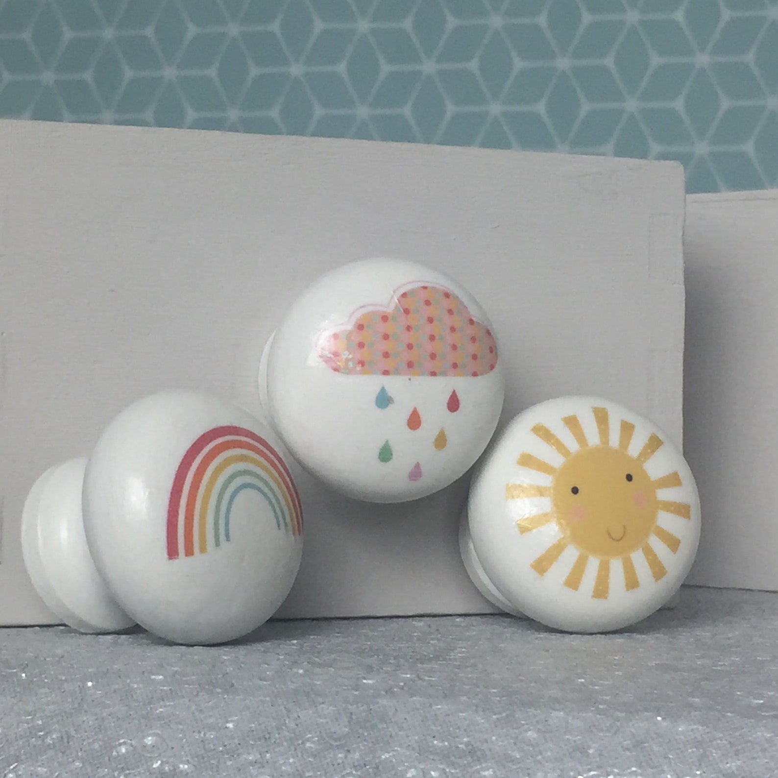 Rainbow Drawer Knobs Cupboard Knobs Rainbow Pulls Rainbow Etsy UK