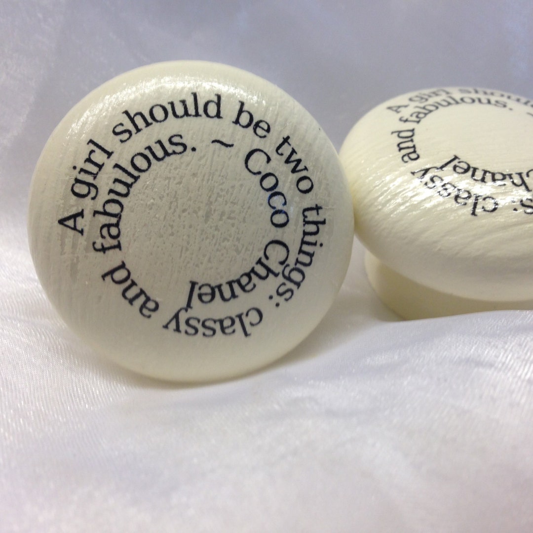 Chanel Drawer Knob, Chanel Cupboard Knob, Chanel Drawer Pull, Chanel