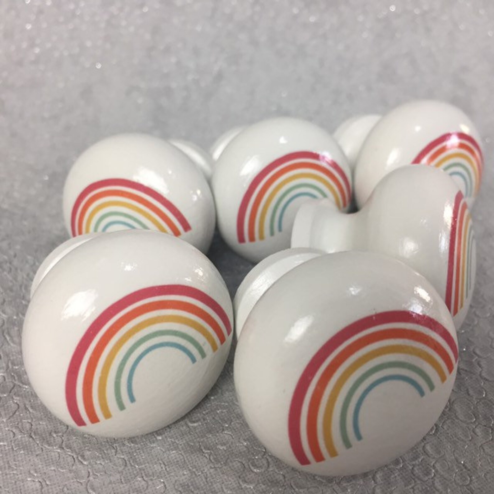 Rainbow Drawer Knobs Cupboard Knobs Rainbow Pulls Rainbow Etsy UK